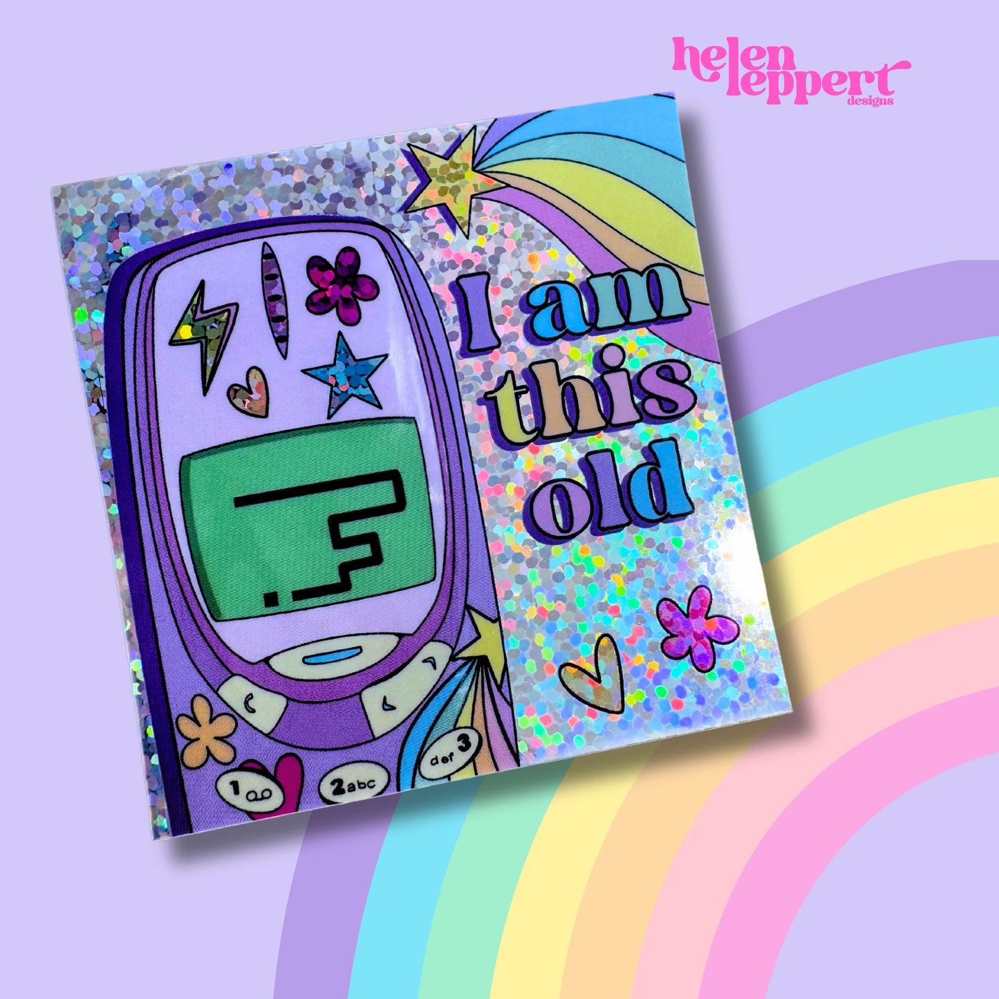 90’s Throwback Nokia 3310 Retro Sticker Laptop Decal | Millennial Sticker | Nokia Snake Sticker