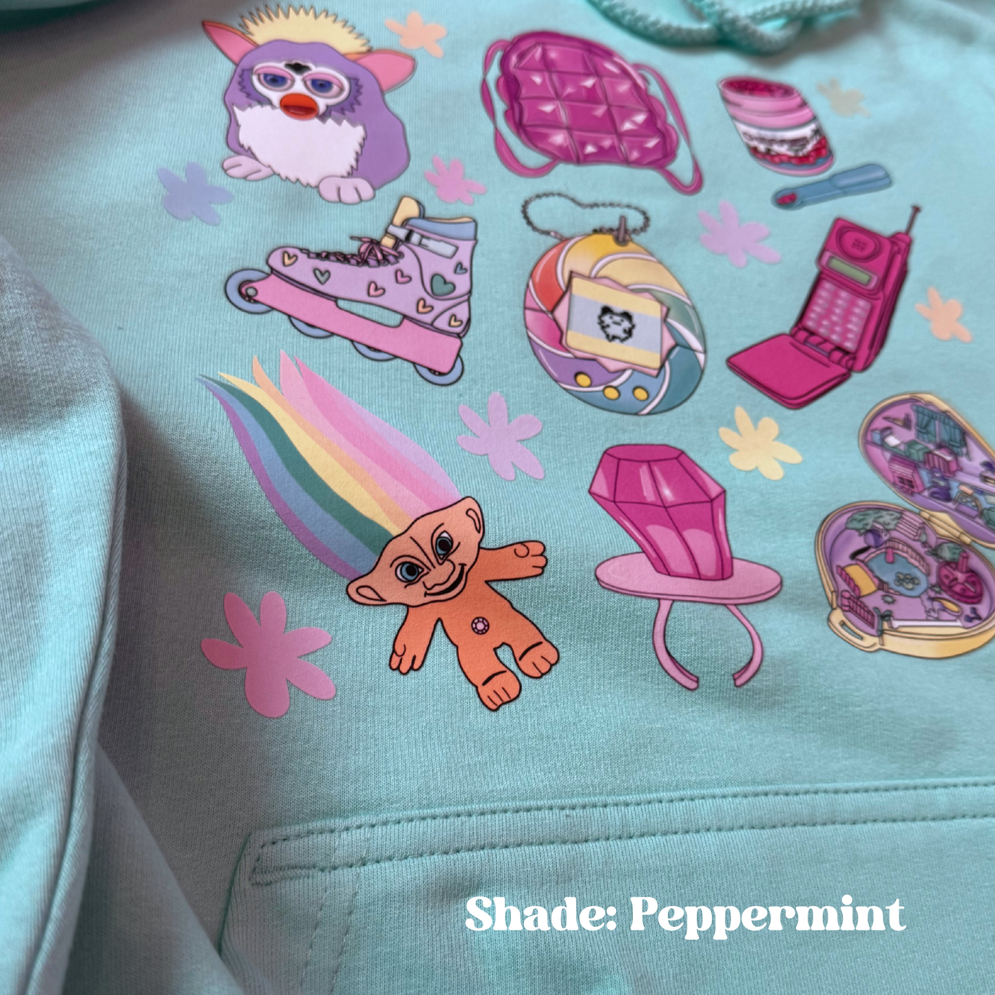 Cosy Colourful Cotton 90's Toys and Accessories Hoodie