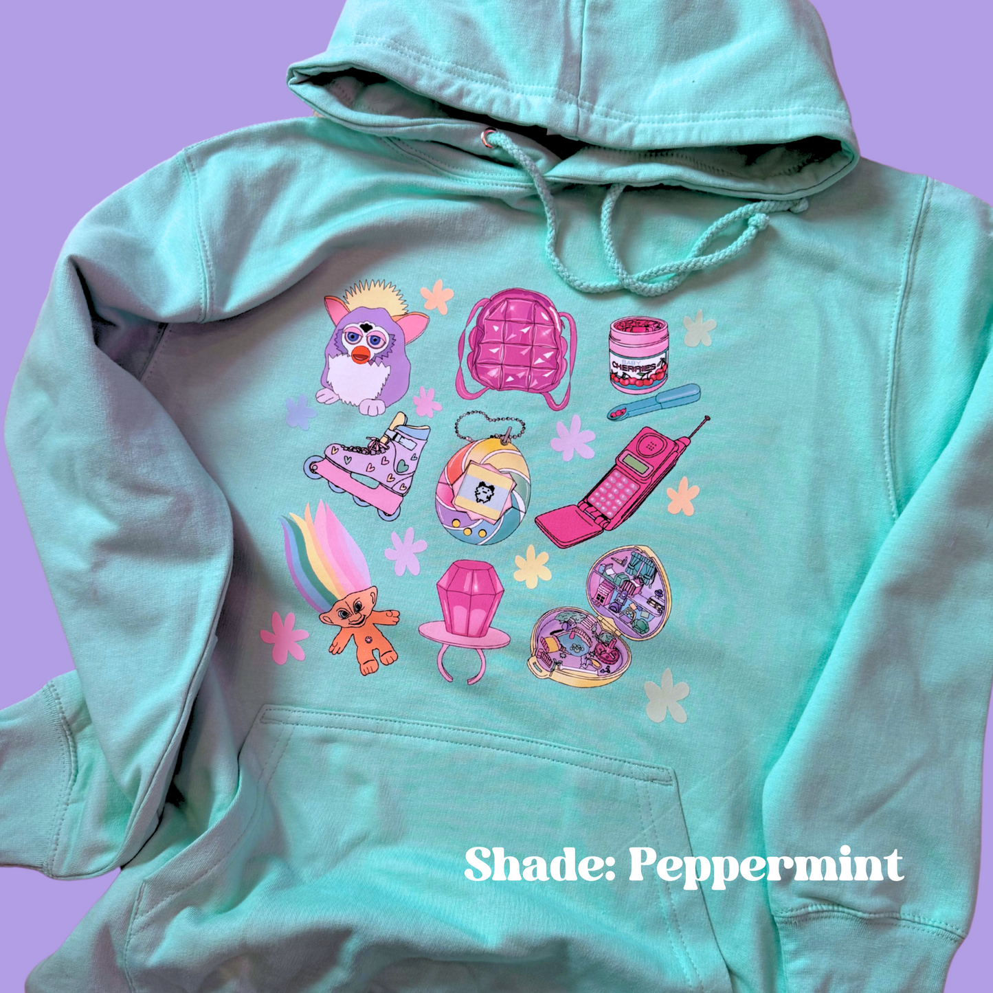 Cosy Colourful Cotton 90's Toys and Accessories Hoodie