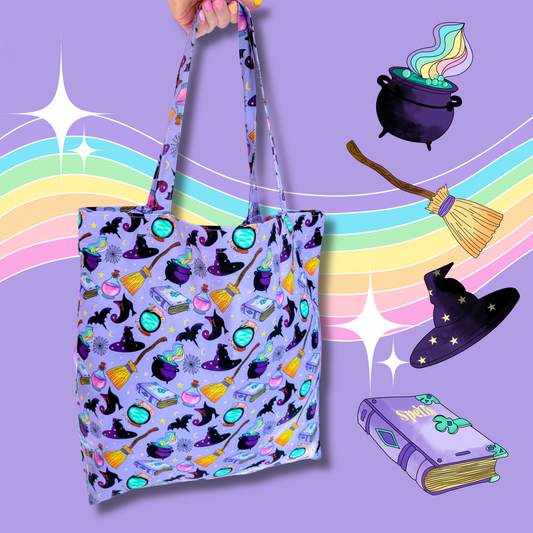 Witch, Please Spooky Oversized Tote Bag/Shopper